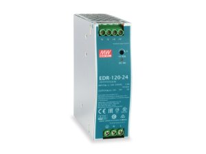 LevelOne 24V DC Industrial Power Supply, 120W, DIN-Rail