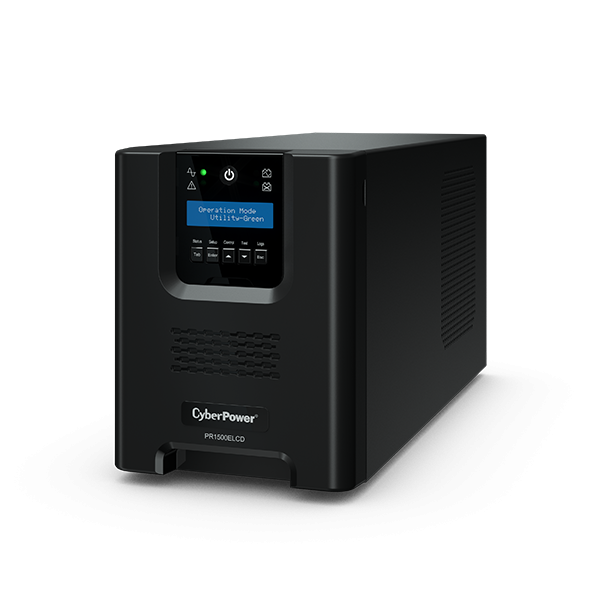 CyberPower PR1500ELCD uninterruptible power supply (UPS) Line-Interactive 1.5 kVA 1350 W 8 AC outlet(s)