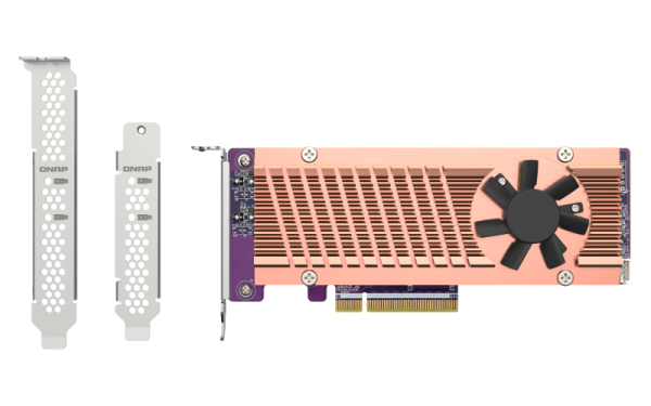 QNAP QM2-2P-384A interface cards/adapter Internal M.2