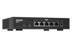 QNAP QSW-1105-5T network switch Unmanaged Gigabit Ethernet (10/100/1000) Black