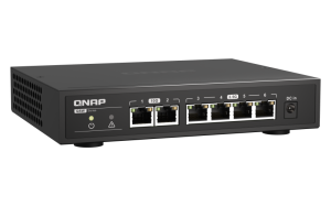 QNAP QSW-2104-2T network switch Unmanaged 2.5G Ethernet (100/1000/2500) Black