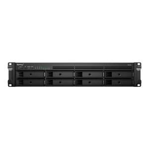 Synology RackStation RS1221+ NAS Rack (2U) Ryzen Embedded V1500B 4 GB DDR4 112 TB HDD DiskStation Manager Black