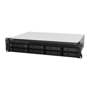 Synology RackStation RS1221+ NAS Rack (2U) Ryzen Embedded V1500B 4 GB DDR4 112 TB HDD DiskStation Manager Black