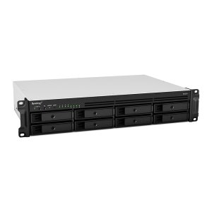 Synology RackStation RS1221+ NAS Rack (2U) Ryzen Embedded V1500B 4 GB DDR4 112 TB HDD Black