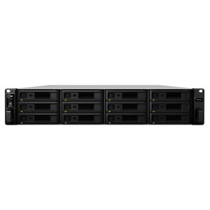 Synology RackStation RS3618XS NAS Rack (2U) Intel® Xeon® D D-1521 8 GB DDR4 10000 TB HDD DiskStation Manager Black