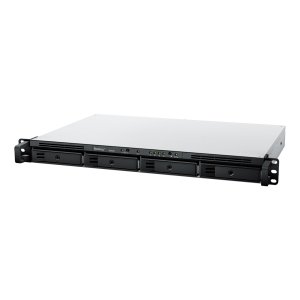 Synology RackStation RS422+ NAS Rack (1U) Ryzen Embedded R1600 2 GB DDR4 15.36 TB SSD DiskStation Manager Black