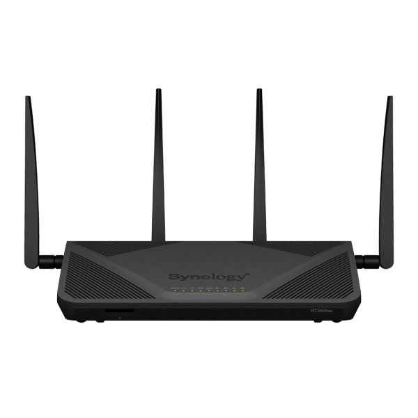 Synology RT2600AC wireless router Gigabit Ethernet Dual-band (2.4 GHz / 5 GHz) Black