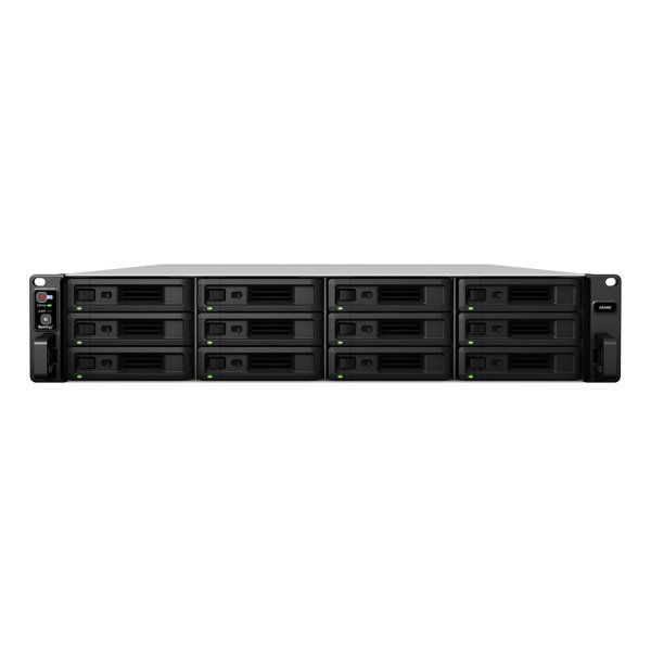 Synology SA SA3400 NAS Rack (2U) Intel® Xeon® D D-1541 16 GB DDR4 96 TB HDD DiskStation Manager Black