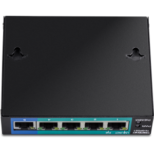 Trendnet TE-GP051 network switch Unmanaged Gigabit Ethernet (10/100/1000) Power over Ethernet (PoE) Black