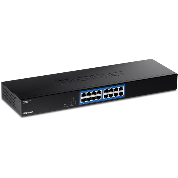 Trendnet TEG-S17 network switch Gigabit Ethernet (10/100/1000) Black