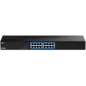 Trendnet TEG-S17 network switch Gigabit Ethernet (10/100/1000) Black