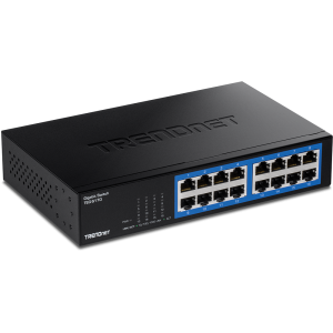 Trendnet TEG-S17D network switch Gigabit Ethernet (10/100/1000) Black