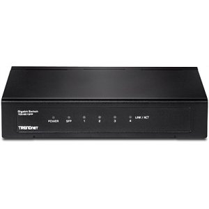 Trendnet TEG-S51SFP network switch Unmanaged Gigabit Ethernet (10/100/1000) Black