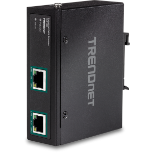 Trendnet TI-E100 network extender Network transmitter Black 10, 100, 1000 Mbit/s