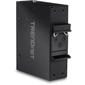 Trendnet TI-E100 network extender Network transmitter Black 10, 100, 1000 Mbit/s