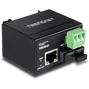 Trendnet TI-F10S30 network media converter 200 Mbit/s 1310 nm Single-mode Black