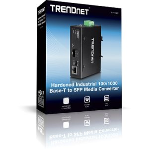 Trendnet TI-F11SFP network media converter 1000 Mbit/s Black