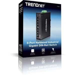 Trendnet TI-G80 network switch Unmanaged L2 Gigabit Ethernet (10/100/1000) Black