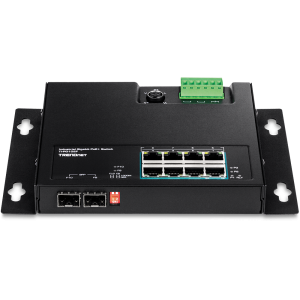 Trendnet TI-PG102F network switch Gigabit Ethernet (10/100/1000) Power over Ethernet (PoE) Black