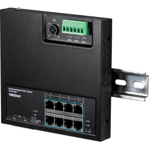 Trendnet TI-PG102F network switch Gigabit Ethernet (10/100/1000) Power over Ethernet (PoE) Black