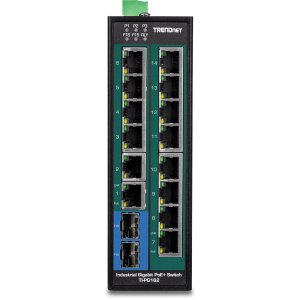 Trendnet TI-PG162 network switch Unmanaged Gigabit Ethernet (10/100/1000) Power over Ethernet (PoE) Black