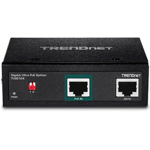 Trendnet TI-SG104 network splitter Black Power over Ethernet (PoE)