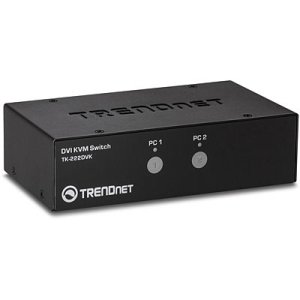 Trendnet TK-222DVK KVM switch Black