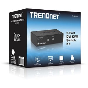 Trendnet TK-222DVK KVM switch Black