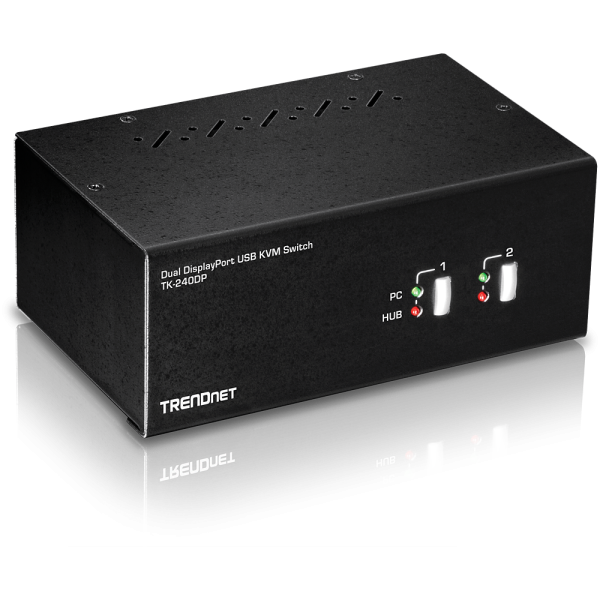 Trendnet TK-240DP KVM switch Black