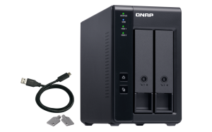 QNAP TR-002/12TB-REDPRO storage drive enclosure HDD/SSD enclosure Black 2.5/3.5"