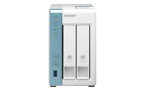 QNAP TS-233 NAS/storage server Mini Tower Ethernet LAN White Cortex-A55