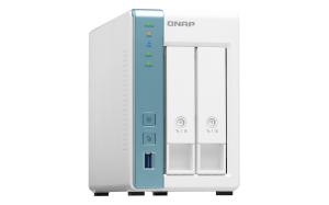 QNAP TS-233 NAS/storage server Mini Tower Ethernet LAN White Cortex-A55