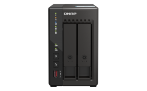 QNAP TS-253E NAS Tower Ethernet LAN Black J6412