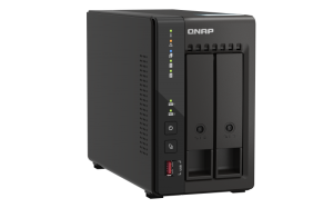 QNAP TS-253E NAS Tower Ethernet LAN Black J6412