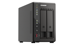 QNAP TS-253E NAS Tower Ethernet LAN Black J6412