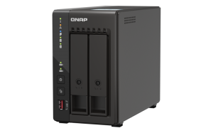 QNAP TS-253E NAS Tower Ethernet LAN Black J6412