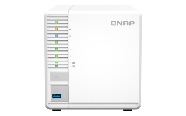 QNAP TS-364 NAS Tower Intel® Celeron® 4 GB DDR4 QNAP QTS White