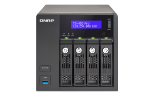 QNAP TS-453 Pro NAS Tower Ethernet LAN Black, Grey