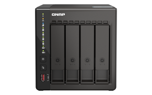 QNAP TS-453E NAS Tower Ethernet LAN Black J6412