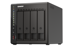 QNAP TS-453E NAS Tower Intel® Celeron® J6412 8 GB 16 TB QNAP Turbo System Black