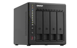 QNAP TS-453E NAS Tower Intel® Celeron® J6412 8 GB 24 TB QNAP Turbo System Black