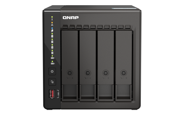 QNAP TS-453E NAS Tower Intel® Celeron® J6412 8 GB 32 TB QNAP Turbo System Black