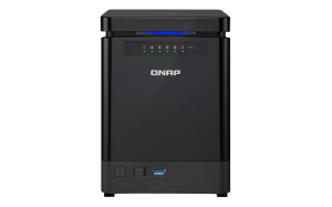 QNAP TS-453mini NAS Desktop Intel® Celeron® 8 GB DDR3L 4 TB HDD QNAP Turbo System Black