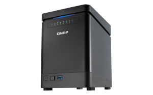 QNAP TS-453mini NAS Desktop Intel® Celeron® 8 GB DDR3L 4 TB HDD QNAP Turbo System Black