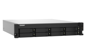 QNAP TS-832PXU-4G NAS Rack (2U) Ethernet LAN Aluminium, Black AL324