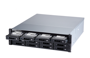 QNAP TS-H1677XU-RP-3700X-32G/128TB-EX NAS/storage server Rack (3U) Ethernet LAN Black