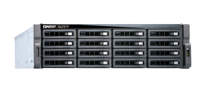 QNAP TS-H1677XU-RP-3700X-32G/128TB-EX NAS/storage server Rack (3U) Ethernet LAN Black