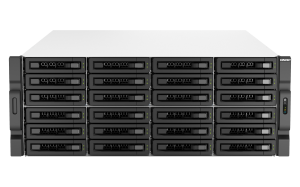 QNAP TS-H3087XU-RP NAS Rack (4U) Intel Xeon E E-2378 64 GB DDR4 192 TB QuTS hero Black, White