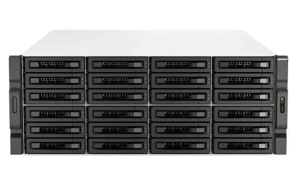 QNAP TS-H3087XU-RP NAS Rack (4U) Intel Xeon E E-2378 64 GB DDR4 192 TB QuTS hero Black, White