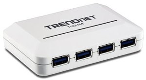 Trendnet TU3-H4 interface hub 5000 Mbit/s White